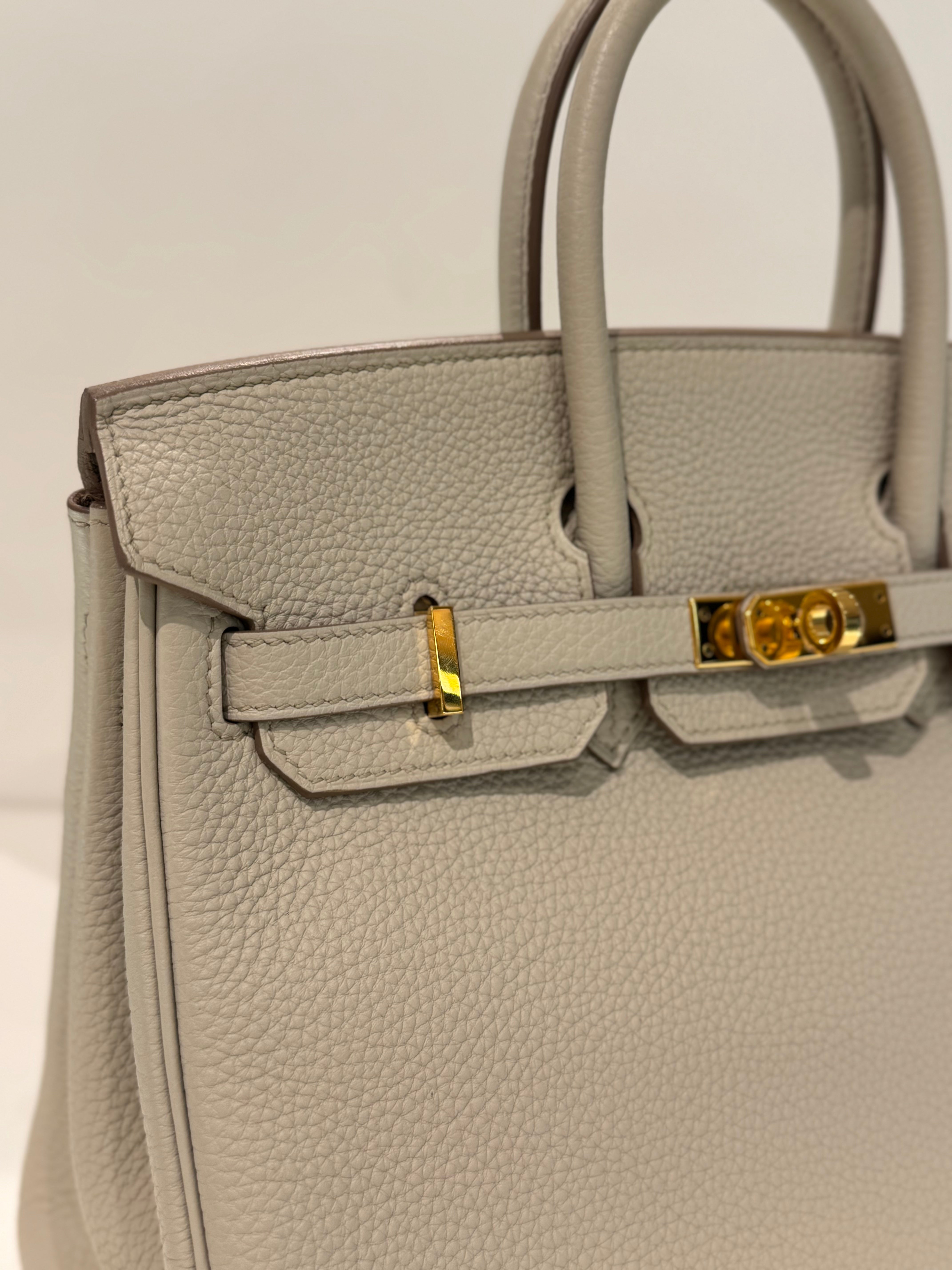 Hermès Birkin 25 Togo Beton STAMP U