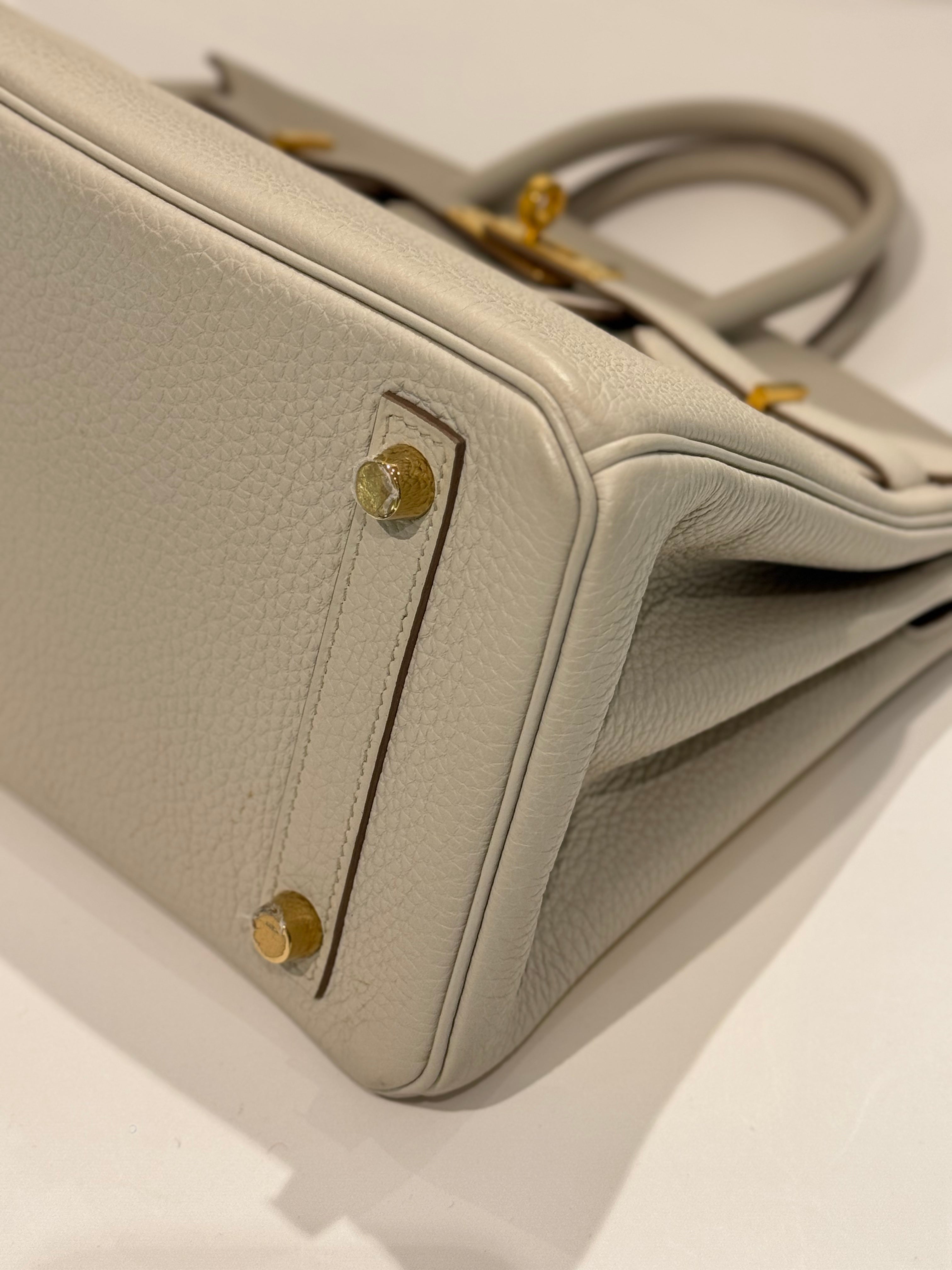 Hermès Birkin 25 Togo Beton STAMP U