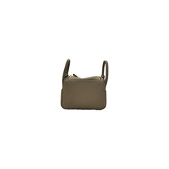 Hermes Mini Lindy Clemence Etoupe STAMP K