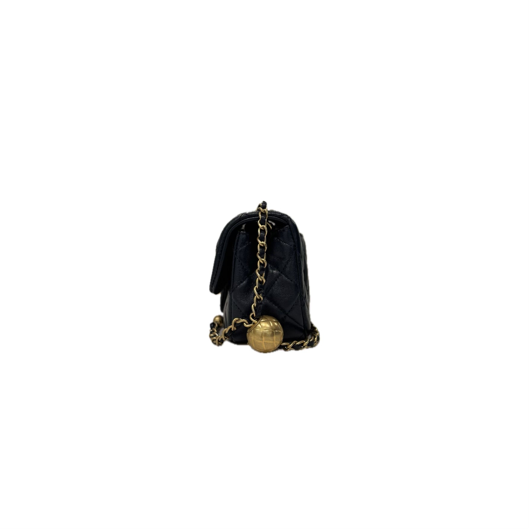 Chanel Pearl Crush Mini Rectangular Lambskin Navy