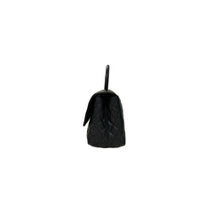 Chanel Medium Coco Handle Caviar Black (Microchip)