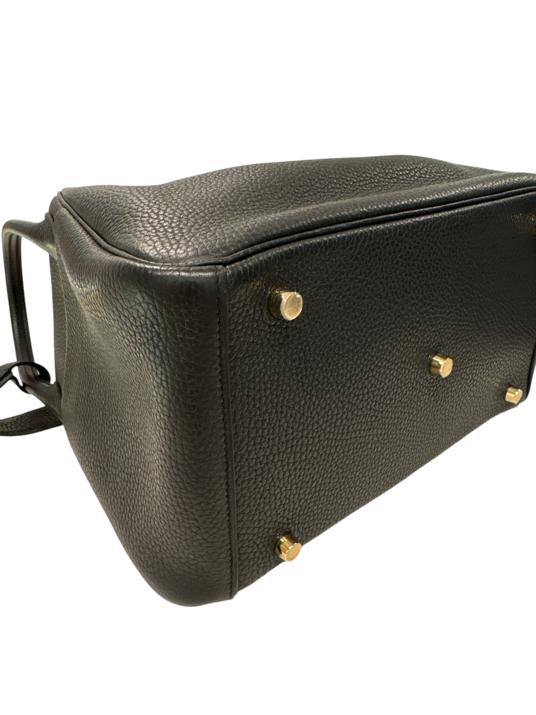 Hermes Lindy 30 Clemence Black STAMP C