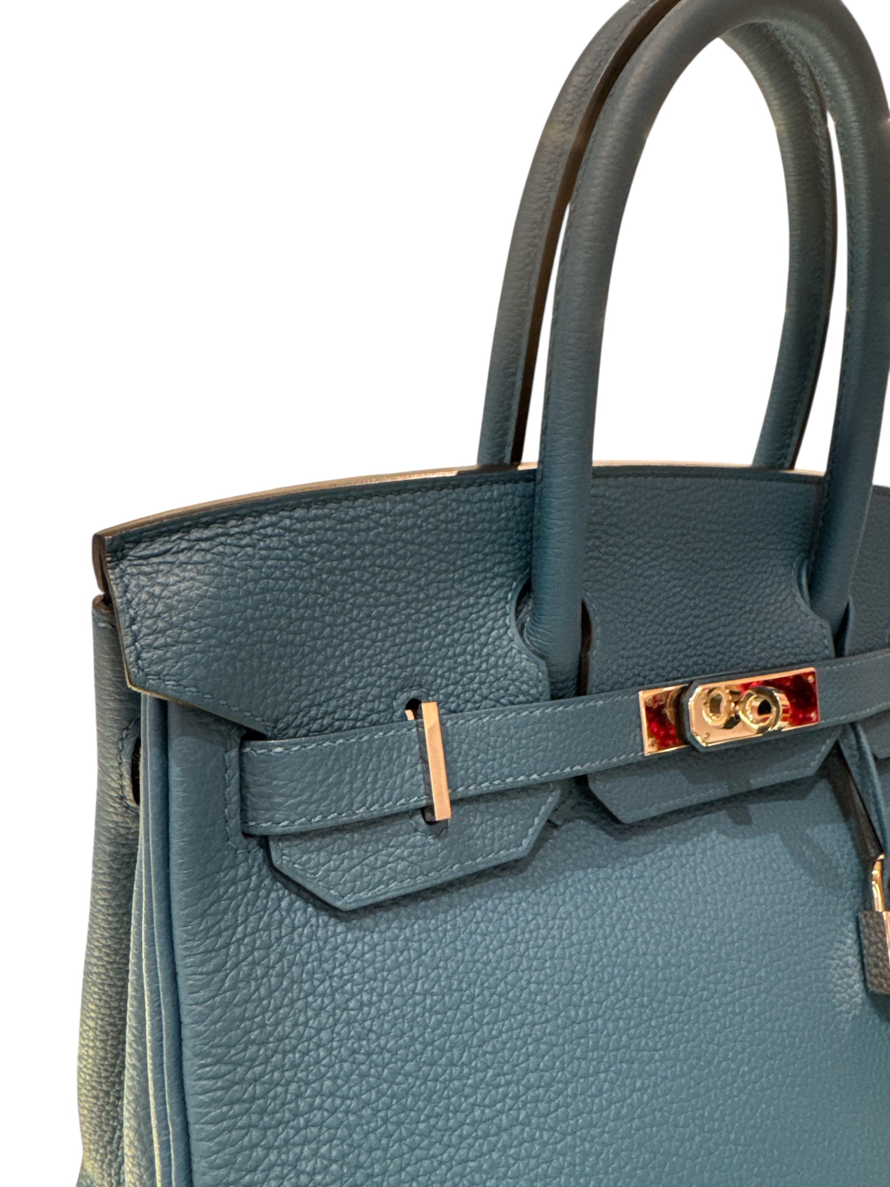 Hermes Birkin 30 Togo Blue STAMP X