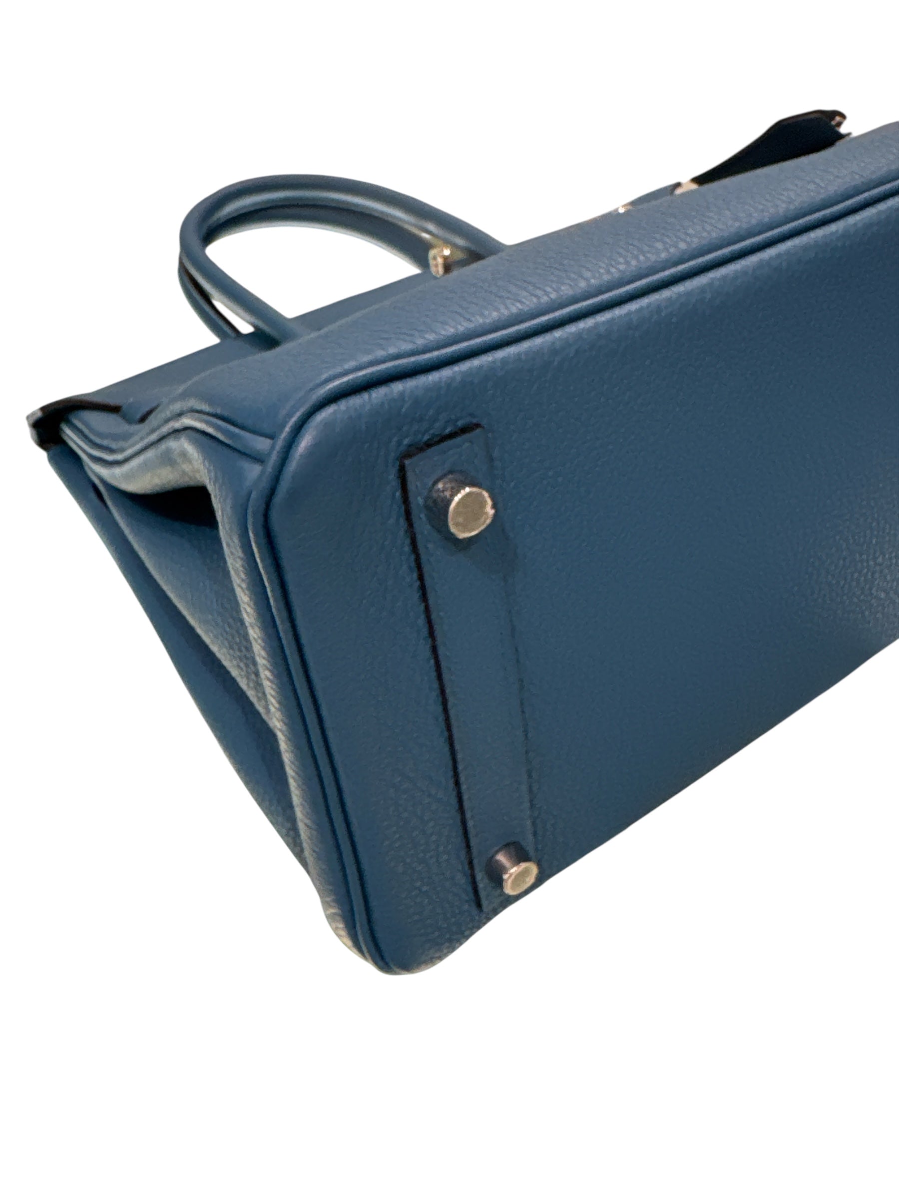 Hermes Birkin 30 Togo Blue STAMP X