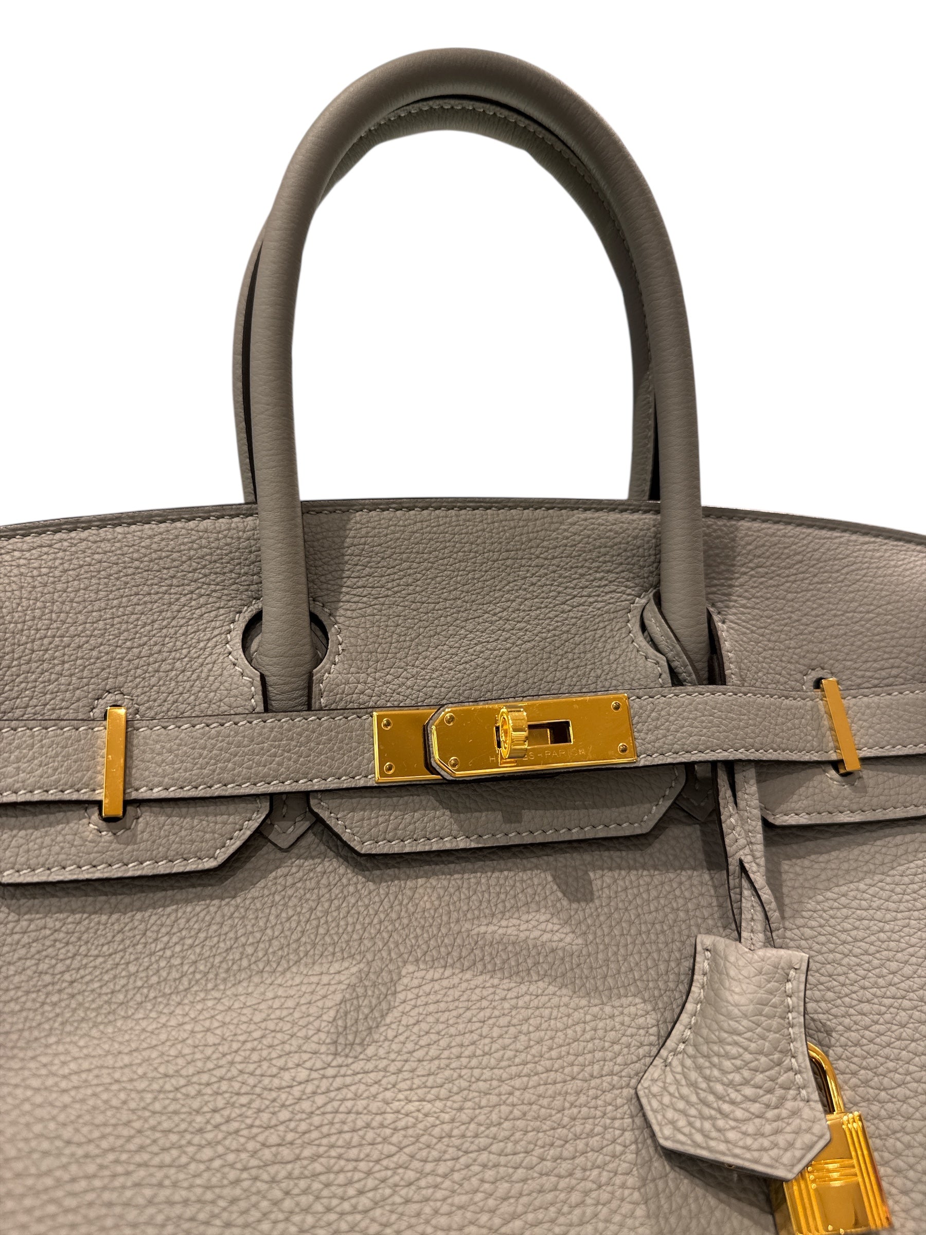Hermes Birkin 30 Togo Gris Etain STAMP X