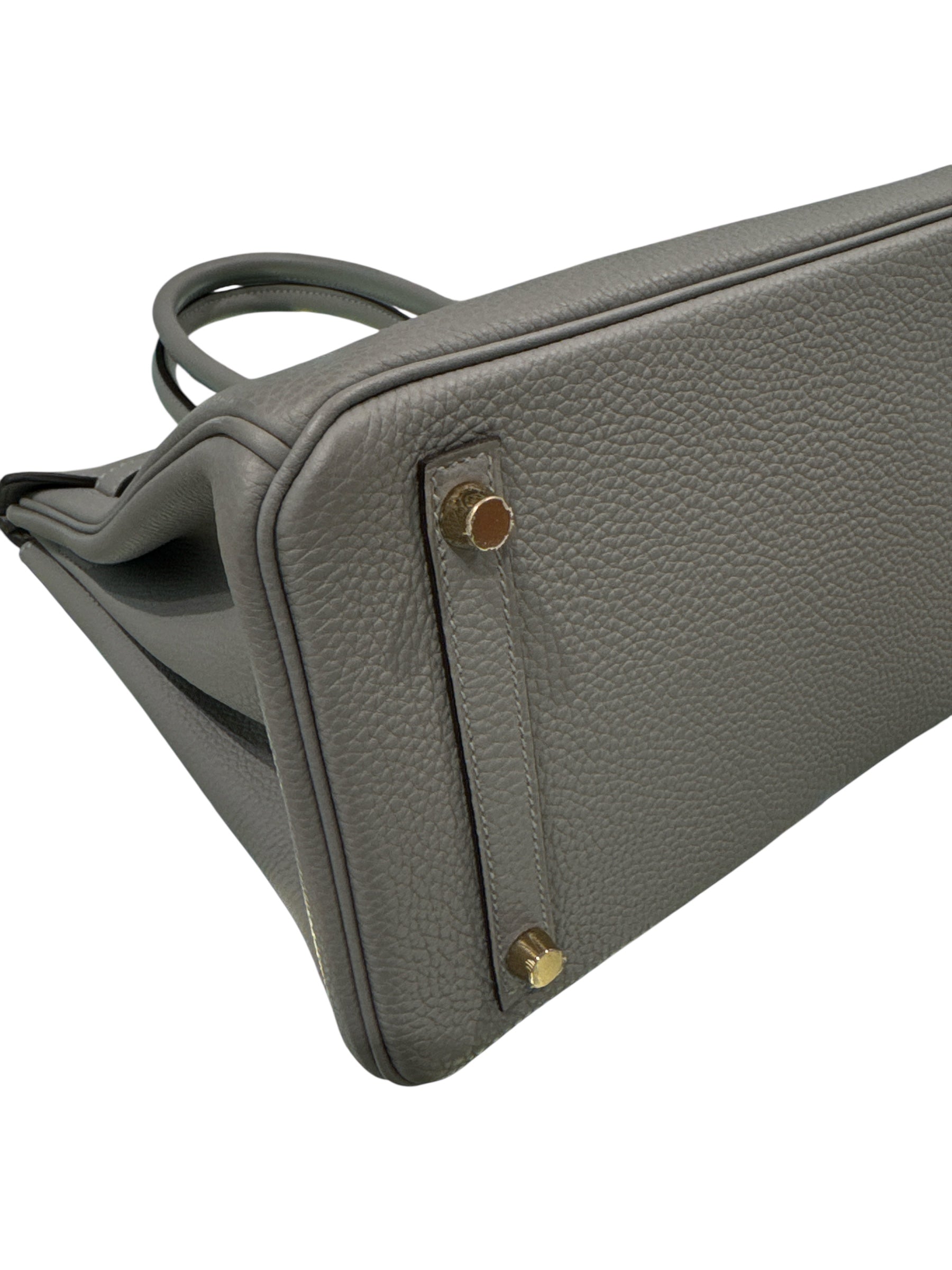 Hermes Birkin 30 Togo Gris Etain STAMP X