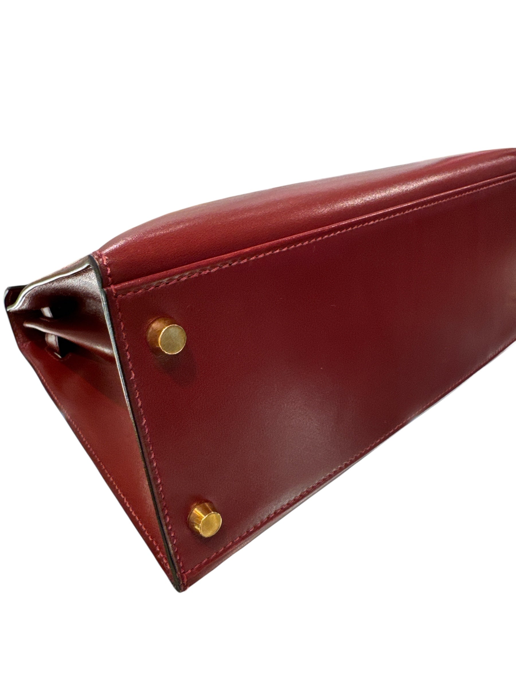 Hermes Kelly 28 Box Red SQUARE C