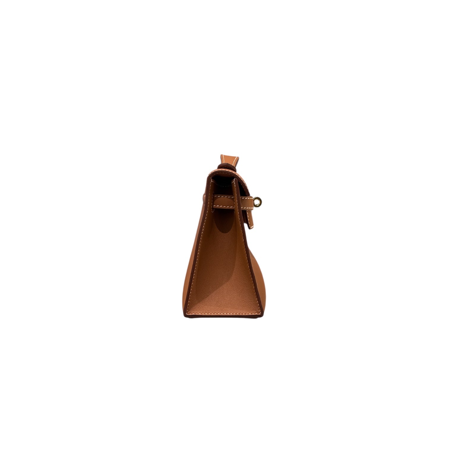 Hermes Kelly Pochette Swift Gold STAMP B