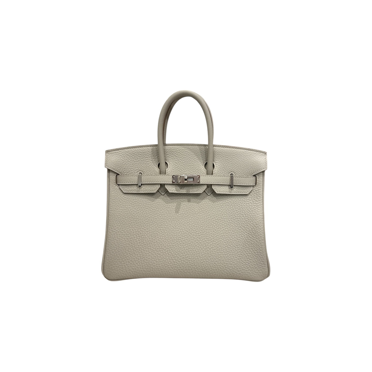 Hermes Birkin 25 Togo Gris Perle STAMP U