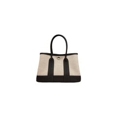 Hermes Garden Party 23 Canvas / Negonda Ecru / Ebene STAMP K