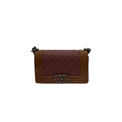 Chanel Small Boy Bag Lambskin Rose Pink