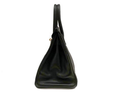 Hermès Birkin 30 Tadelakt Black STAMP C