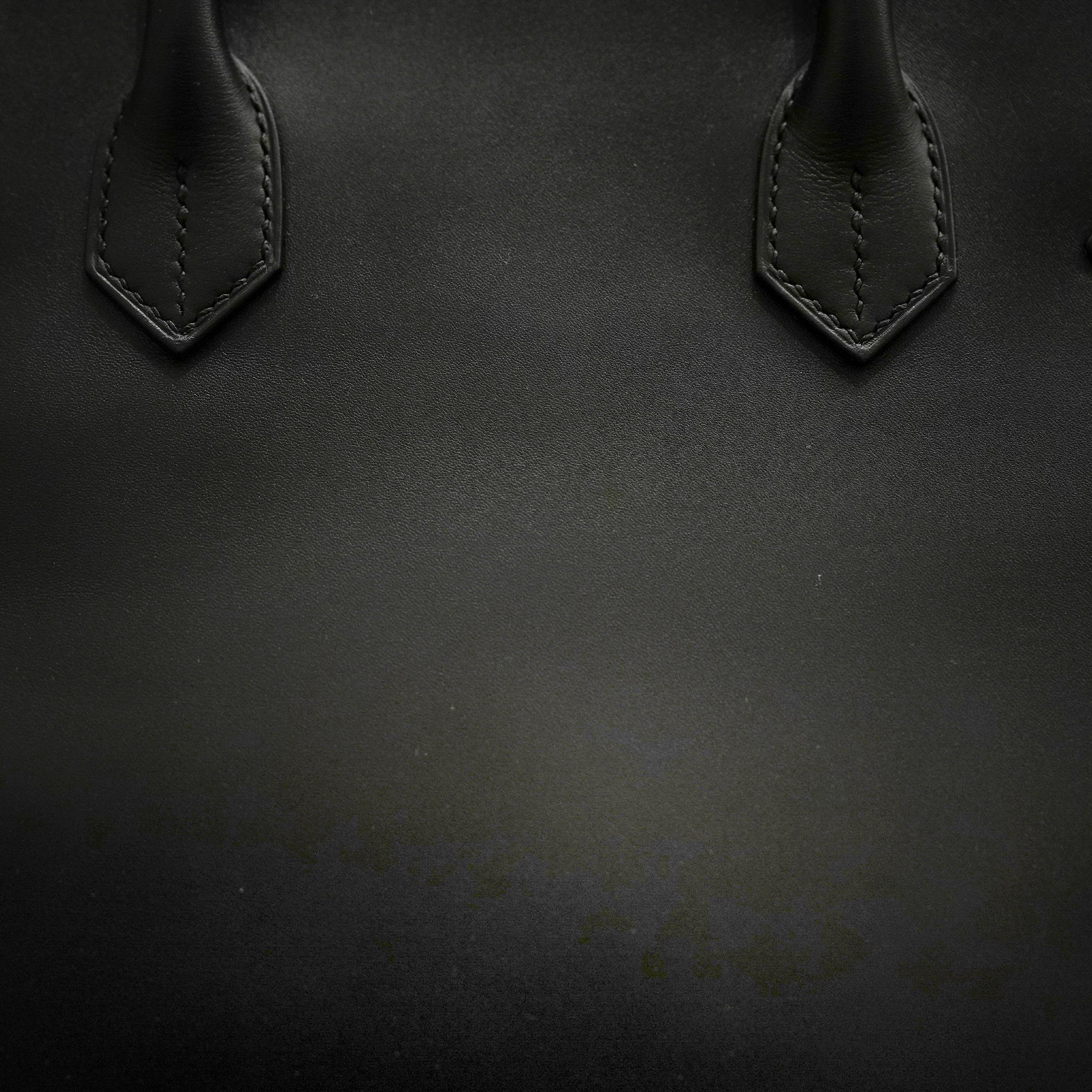 Hermès Birkin 30 Tadelakt Black STAMP C