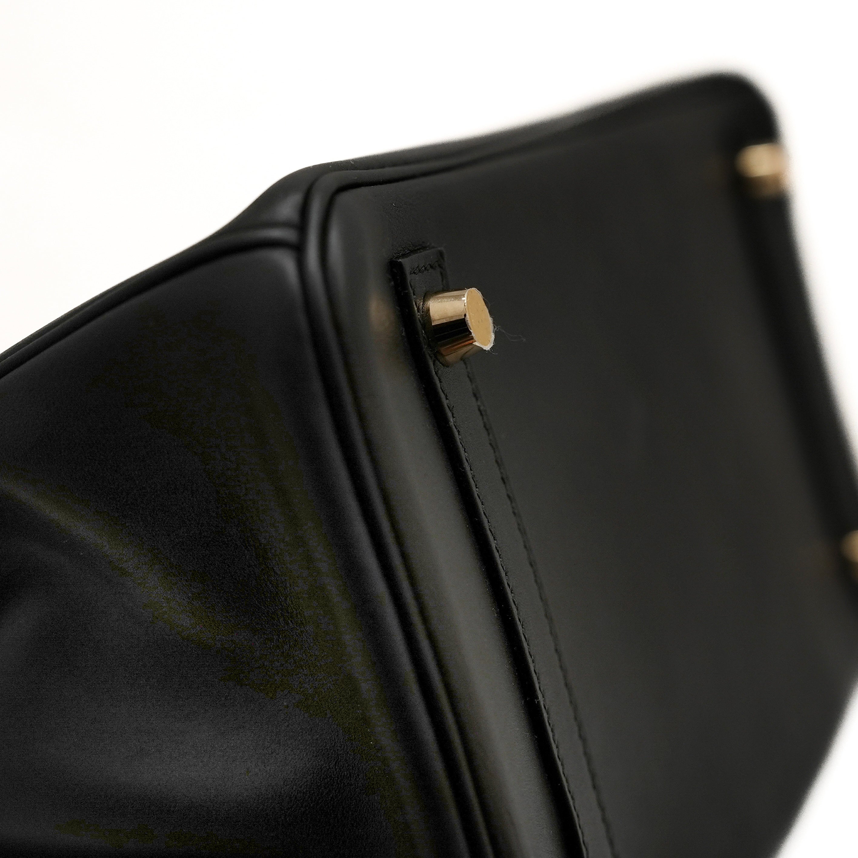 Hermès Birkin 30 Tadelakt Black STAMP C