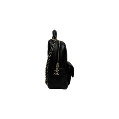 Chanel Mini Backpack Caviar Black (Microchip)