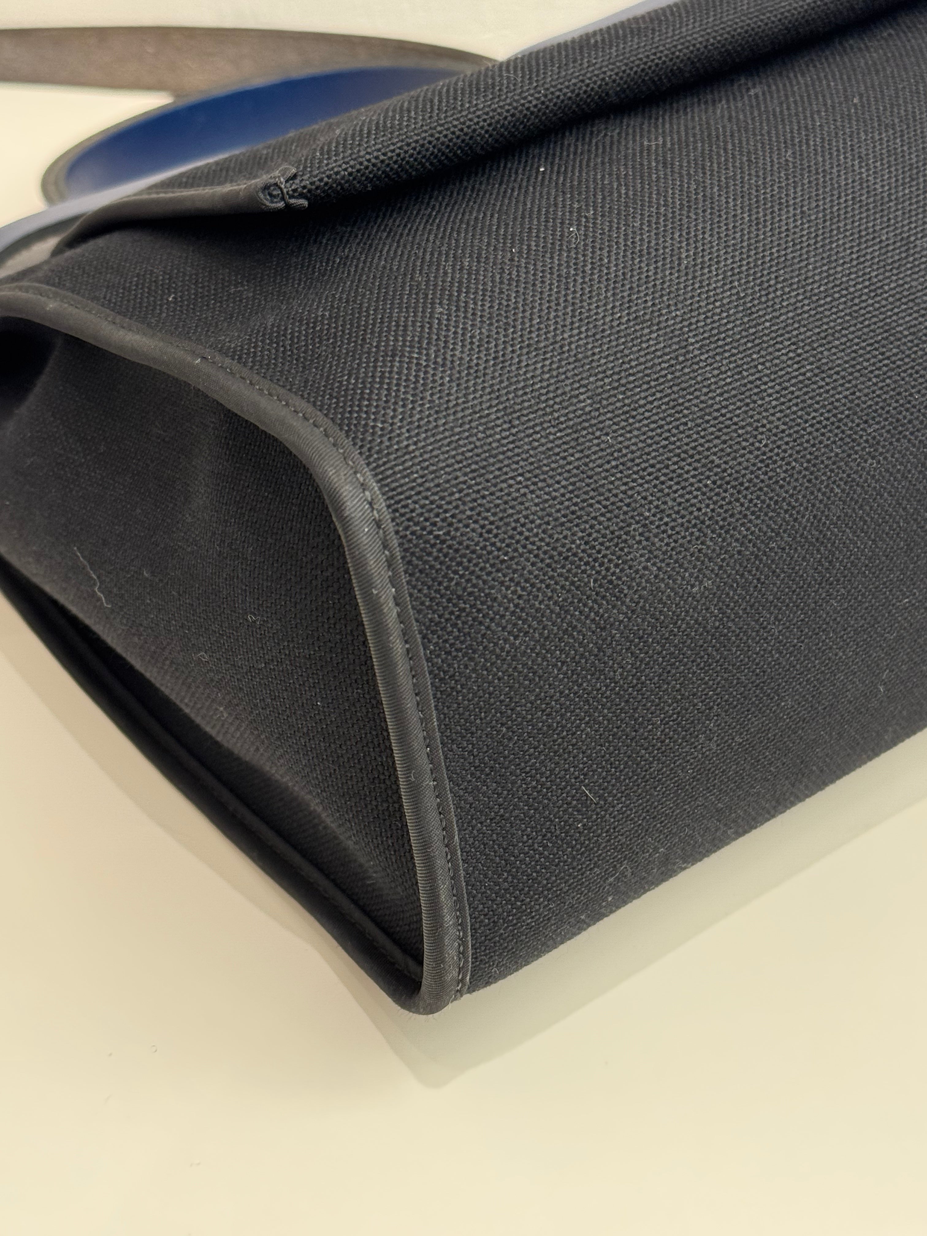 Hermes Herbag 31 Navy / Black STAMP T